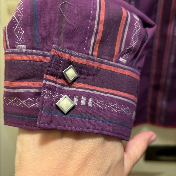 Wrangler western snap women shirt, good condition, size XL - Picture 4 of 15